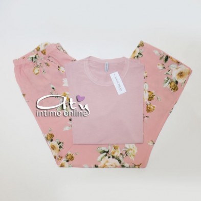 Pigiama estivo donna MagicDream nightwear bambù pantalone lungo mussola