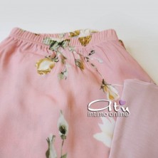 Pigiama estivo donna MagicDream nightwear bambù pantalone lungo mussola