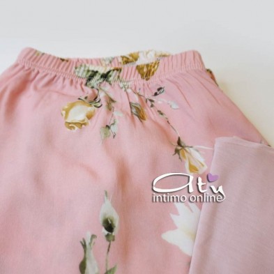 Pigiama estivo donna MagicDream nightwear bambù pantalone lungo mussola