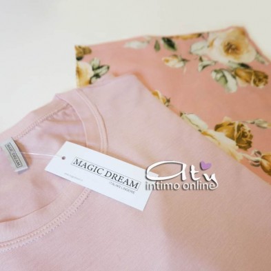 Pigiama estivo donna MagicDream nightwear bambù pantalone lungo mussola