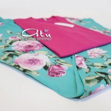 Pigiama estivo donna MagicDream nightwear bambù pantalone lungo mussola