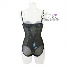 Jadea body intimo donna Chic in tulle coppe balconetto