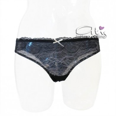 brasiliana intimo Jadea con balza di lace a 2 nuance 