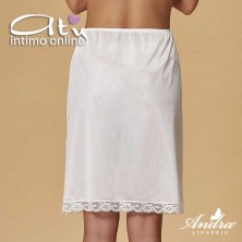 Sottogonna microfibra con bordo pizzo Andra Lingerie 682