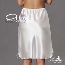 Sottogonna in raso bianco nero seta Andra Lingerie 08 intimo donna