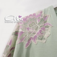 Camicia da notte + vestaglia estiva Andra Lingerie made in Italy