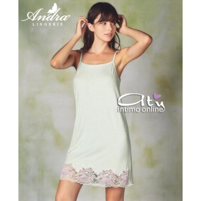 Camicia da notte + vestaglia estiva Andra Lingerie made in Italy