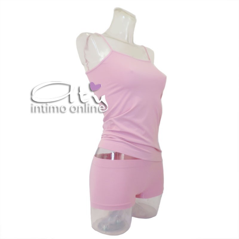 Canottiera donna in microfibra colorata