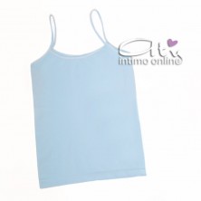 Canottiera donna in microfibra colorata