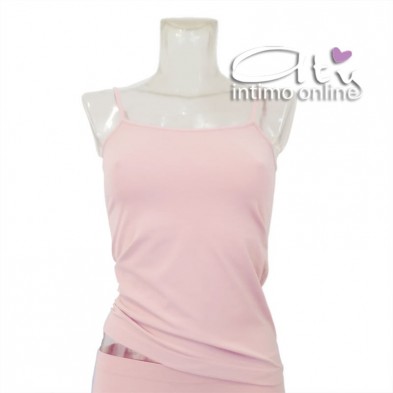 Canottiera donna in microfibra colorata