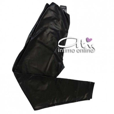 Jadea leggings estivi finta pelle con vita alta