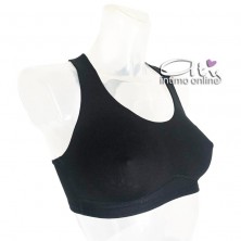Brassiere donna in cotone preformato Gios intimo