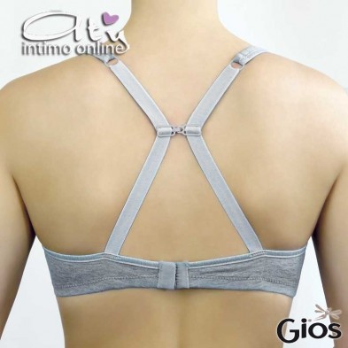 Reggiseno a triangolo in cotone preformato Gios intimo donna