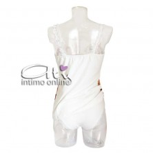 Jadea Chic top + mutandina donna tulle floreale