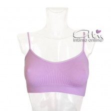 Reggiseno senza ferretto in microfibra colorata