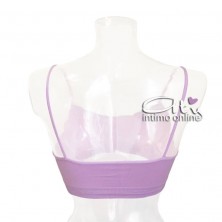 Reggiseno senza ferretto in microfibra colorata