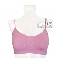 Reggiseno senza ferretto in microfibra colorata