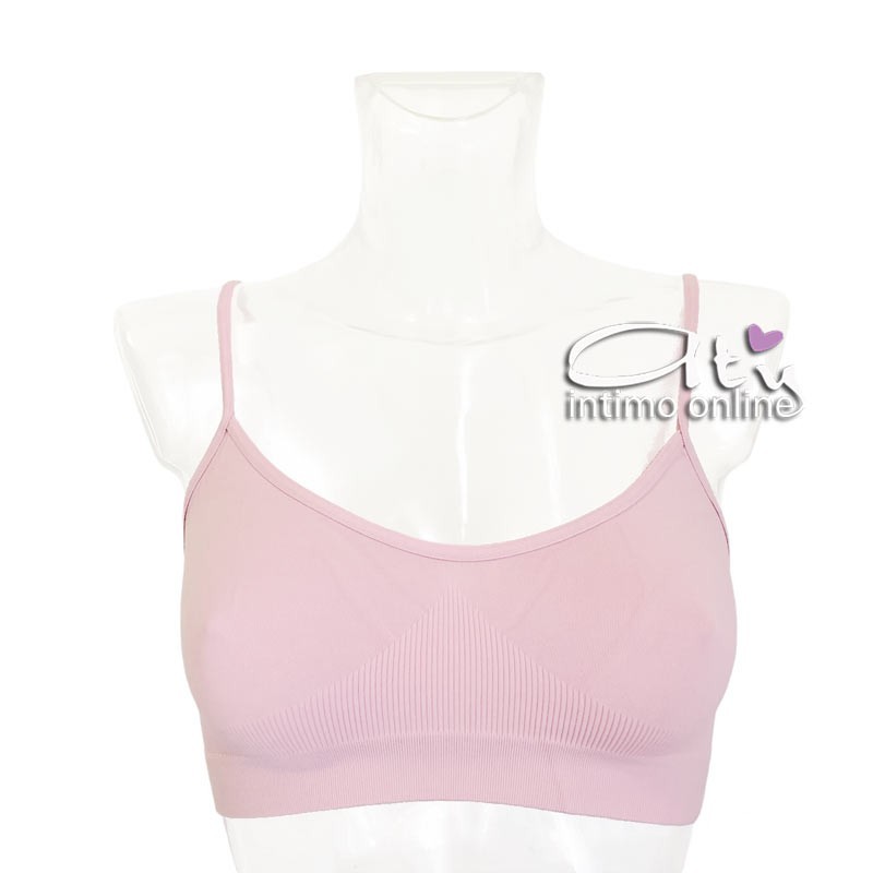 Reggiseno senza ferretto in microfibra colorata