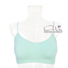 Reggiseno senza ferretto in microfibra colorata