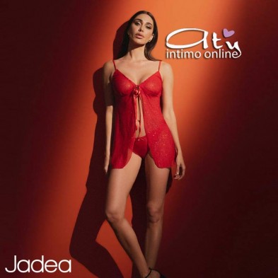 Jadea babydoll rosso sparkle Christmas + brasiliano