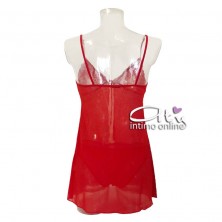Jadea babydoll rosso sparkle Christmas + brasiliano