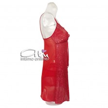 Jadea babydoll rosso sparkle Christmas + brasiliano