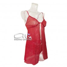 Jadea babydoll rosso sparkle Christmas + brasiliano