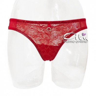 Jadea babydoll rosso Christmas + perizoma