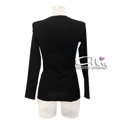 Jadea Galà maglia con micro paillettes