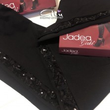 Jadea leggings inserto laterale paillettes Galà