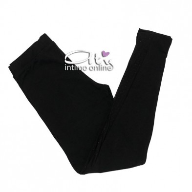 Jadea leggings inserto mezza gamba tulle billante Galà