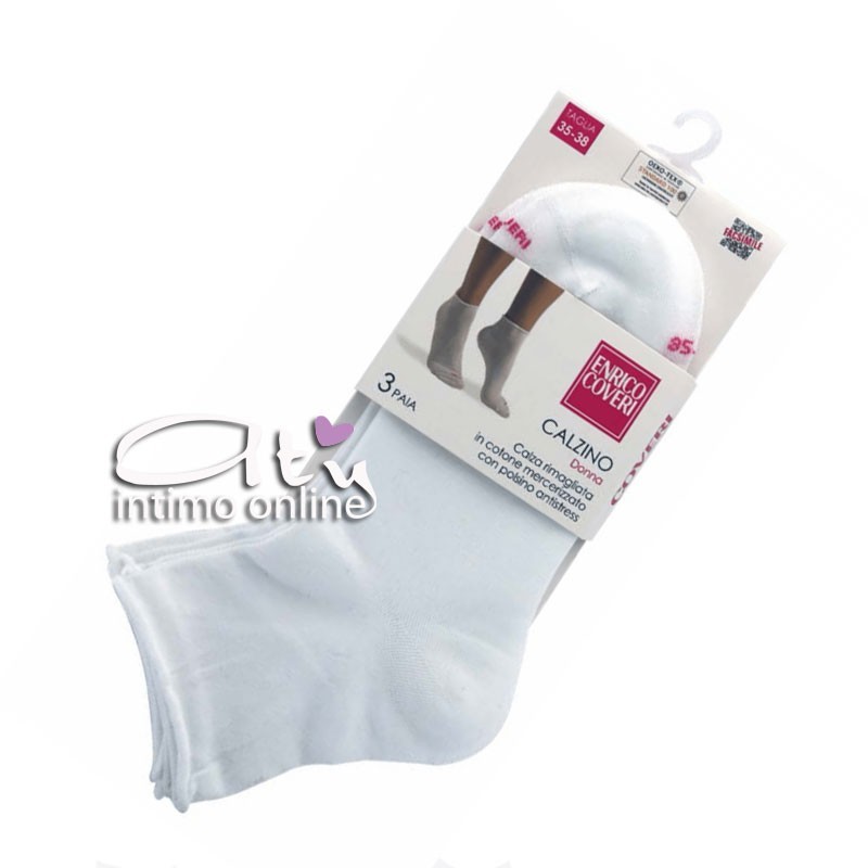 Calzini donna corti taglio laser 12 paia