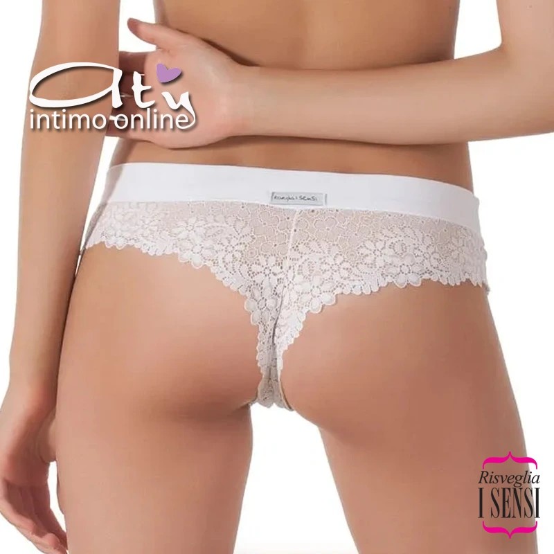 Culotte a perizoma S36 con pizzo Risveglia I Sensi 6 pz