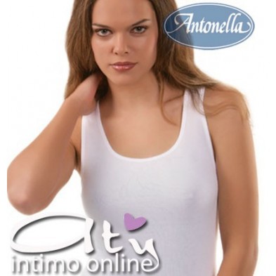 Canotta cotone spalla larga Antonella 610641