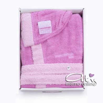 Accappatoio bimba e bimbo in spugna S101 Sommaruga