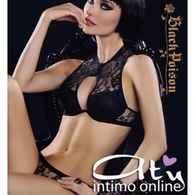 COORDINATO LEPEL BLACK POISON DOMINA/BONDY