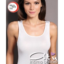 Canottiera Moretta 393 in cotone FiloScozia spalla larga PACK. 3 PZ