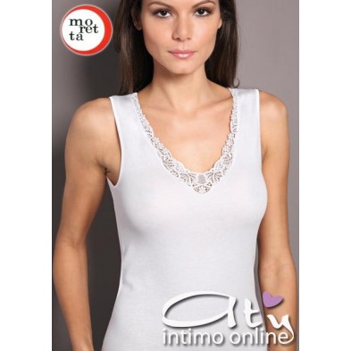 Canottiera Felpa soft a spalla larga Moretta 924 CONF. 3 PZ