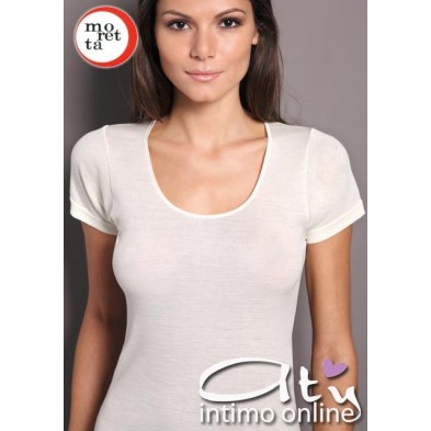 Maglia mezza manica Moretta T5008 lana/seta Pack 3 PZ