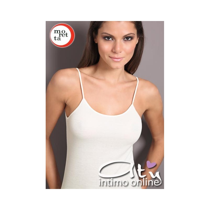 CANOTTA DONNA SPALLA STRETTA MORETTA 2100 CONF. 3 PZ