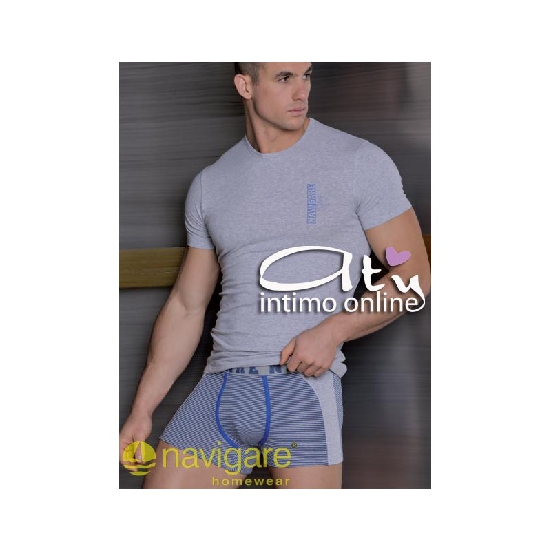 Completino boxer micro-righe Navigare 11477