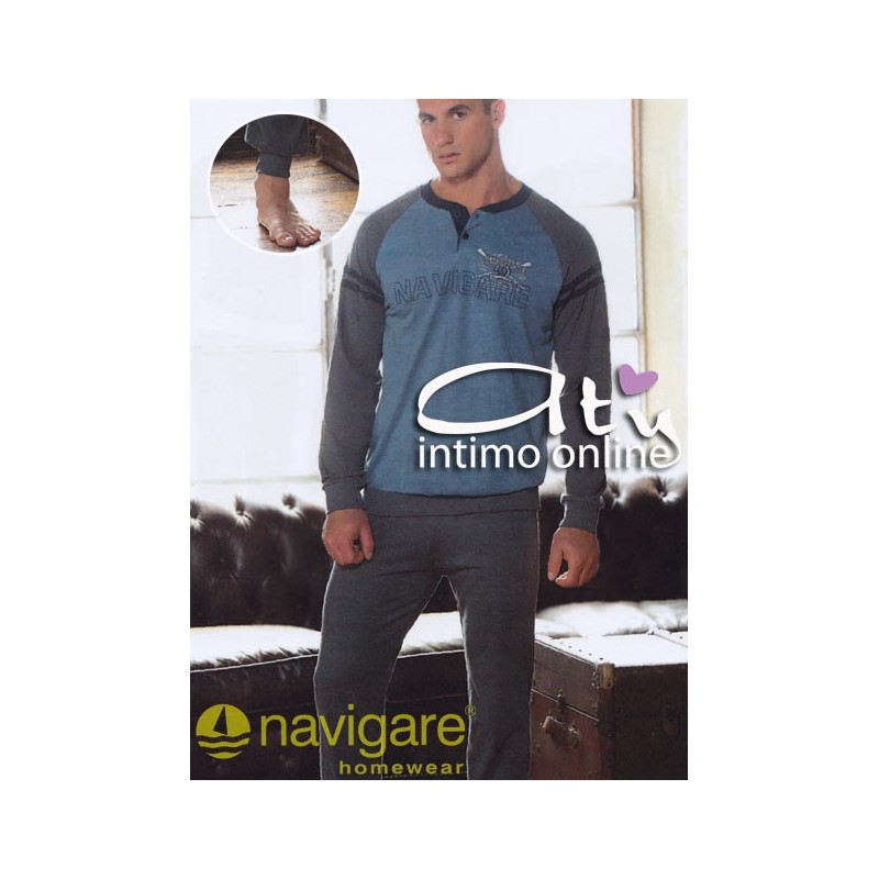 Pigiama a serafino Navigare 140454