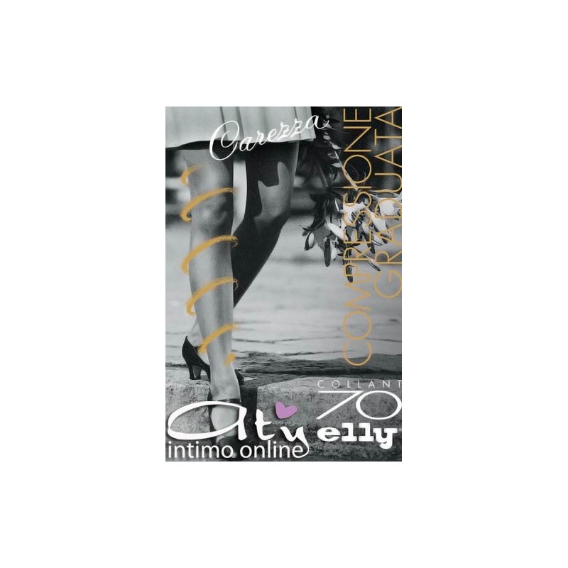 COLLANT ELLY CAREZZA COMPRESSIONE GRADUATA 70 DEN