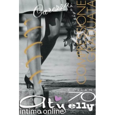 COLLANT ELLY CAREZZA COMPRESSIONE GRADUATA 70 DEN