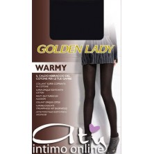 Collant donna caldo cotone coprente Golden Lady WARMY