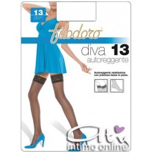 Calze autoreggenti velatissime Filodoro DIVA13 6PZ