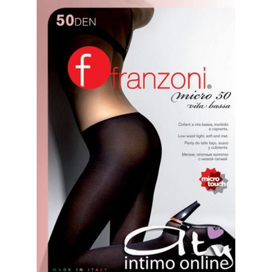 Collant donna vita bassa Franzoni MICRO 50 4PAIA