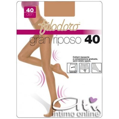 Collant GRAN RIPOSO 40 Filodoro riposante semi-velato 6 PAIA