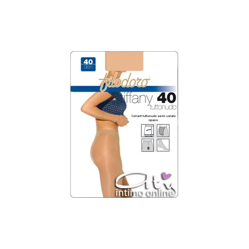 Collant tutto nudo Filodoro TIFFANY 40 6 PAIA