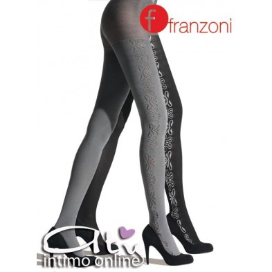 COLLANT MODA DOUBLE FACE FRANZONI DAMASCATA